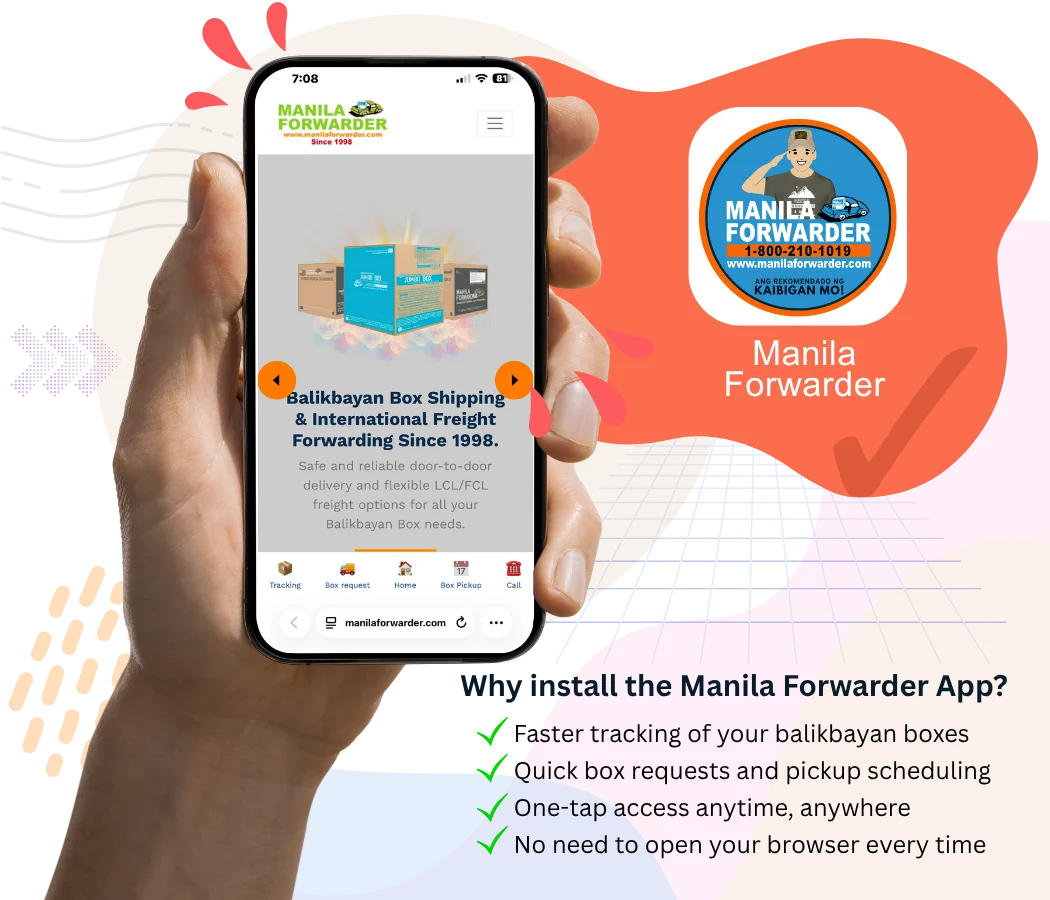 Manila Forwarder Mobile App